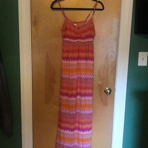 Final price Pink and orange maxi dress